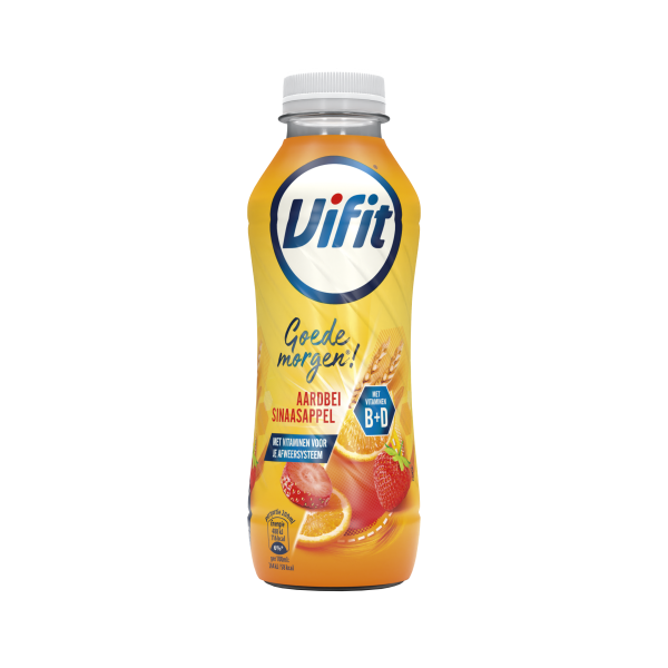 Vifit Goede Morgen! Aardbei-Sinaasappel PET 400 ml